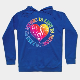 Music Is Life (Circle) Hoodie